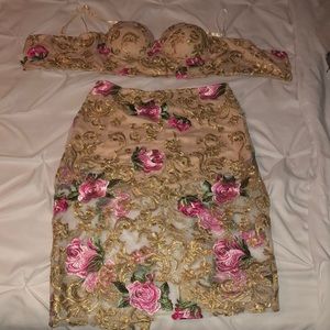 Floral two piece set